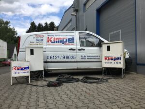 Stromaggregate für den Bau kann man bei der Firma Kimpel mieten.