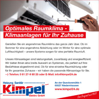 Optimales Raumklima – Klimaanlagen für Ihr Zuhause!